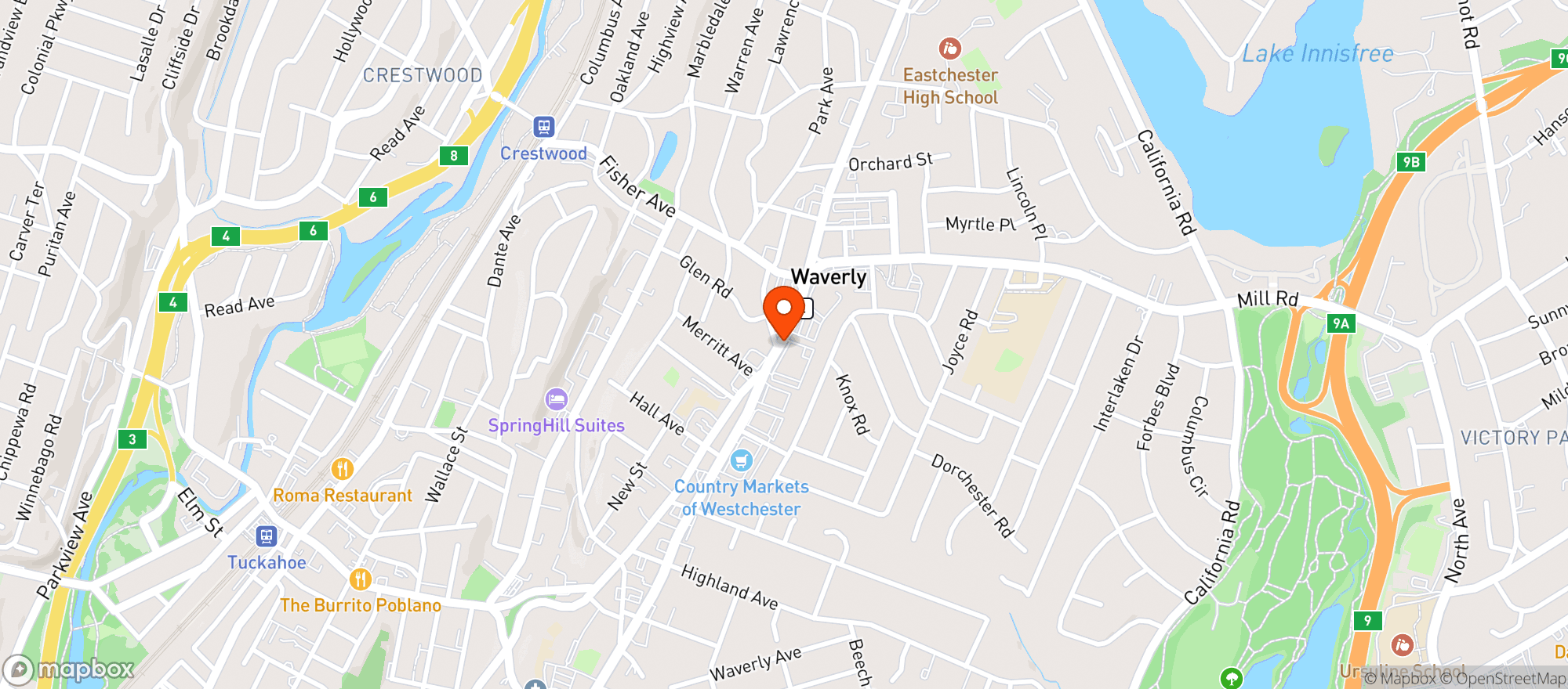 Map showing Stop & Shop