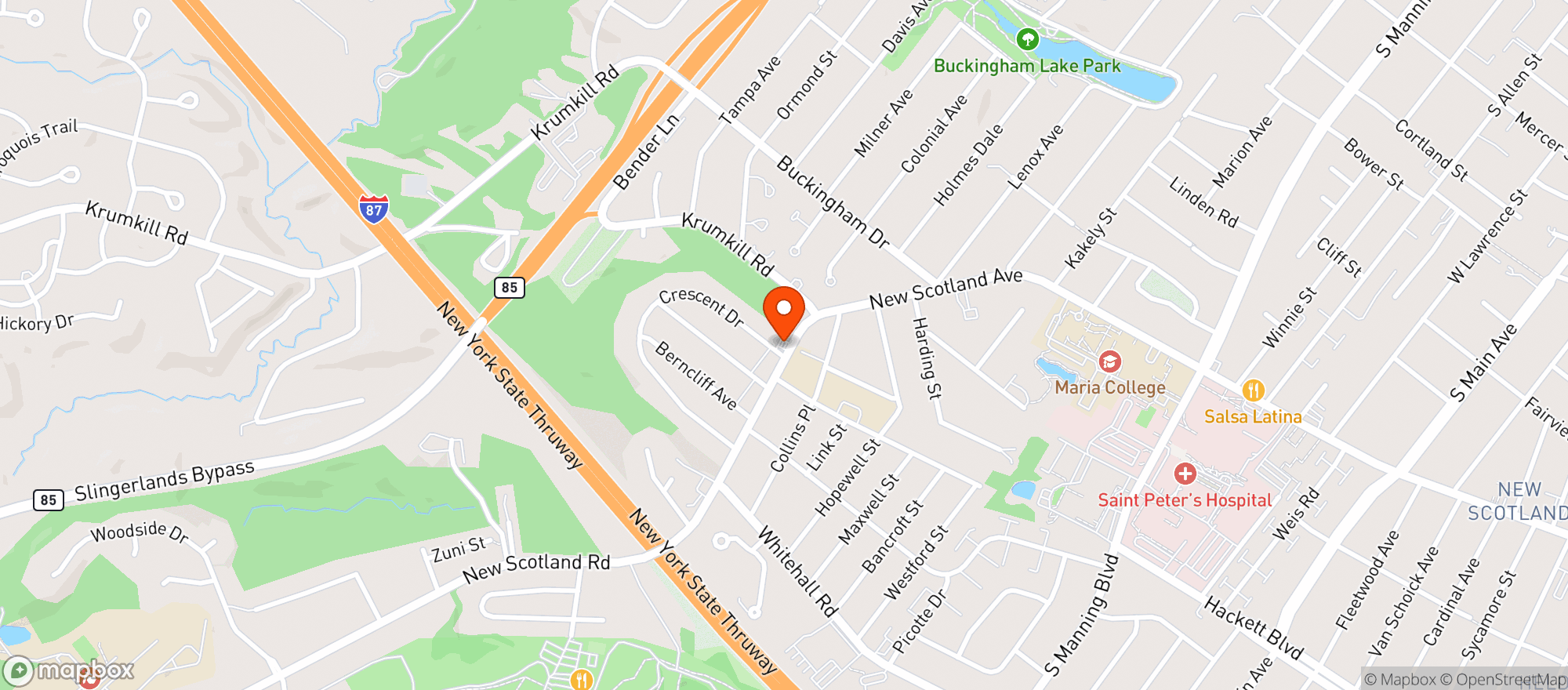 Map showing Mini Mart