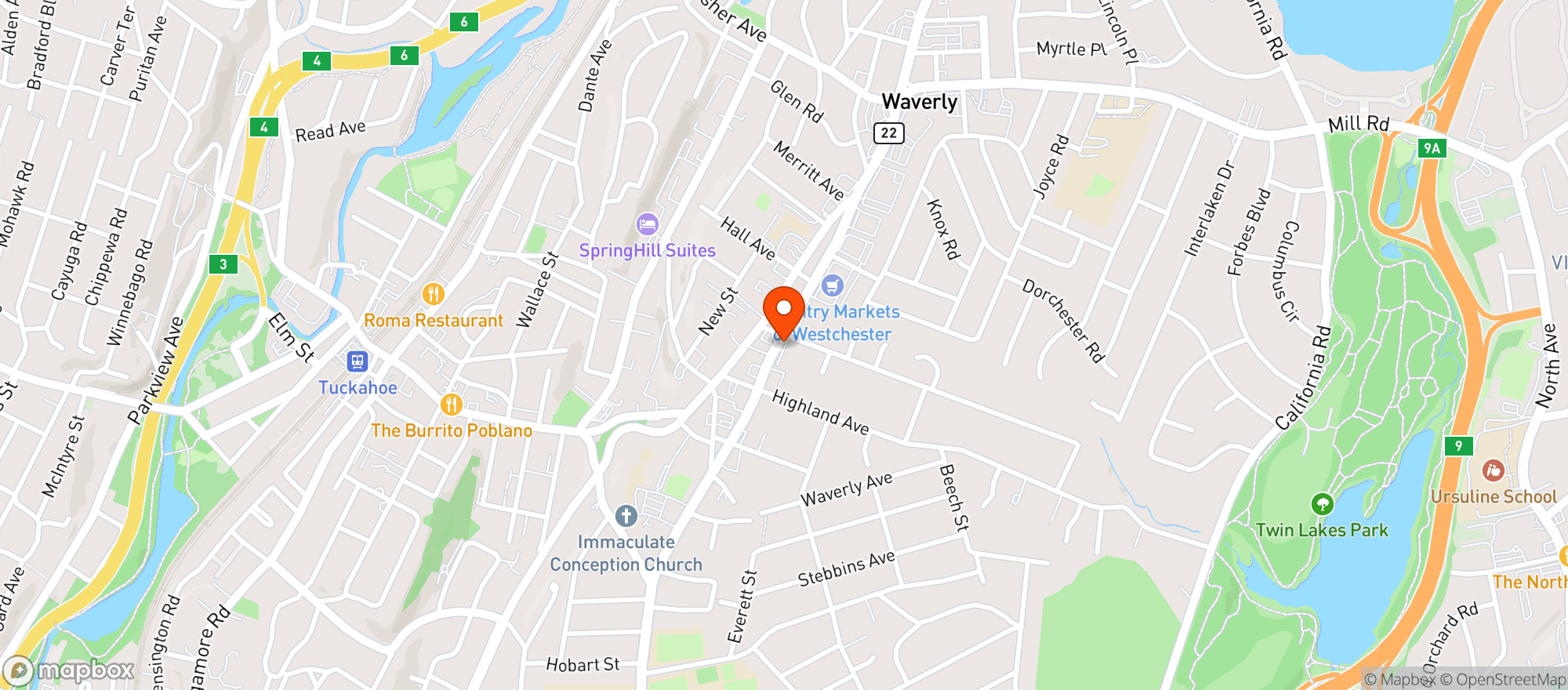 Map showing Leewood Liquor