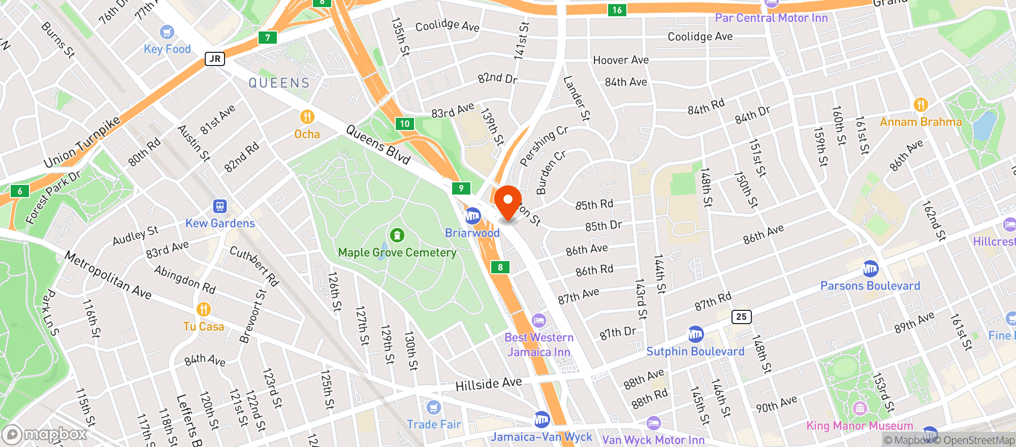 Map showing Natural Market