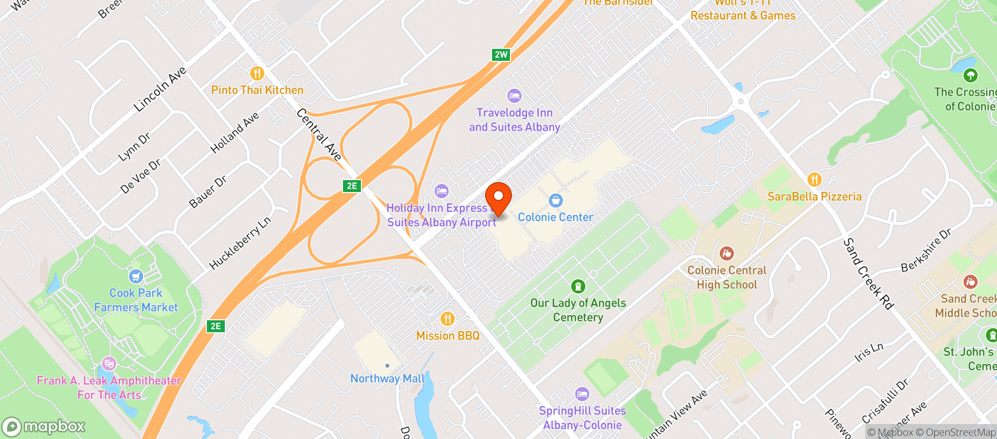 Map showing Whole Foods Market