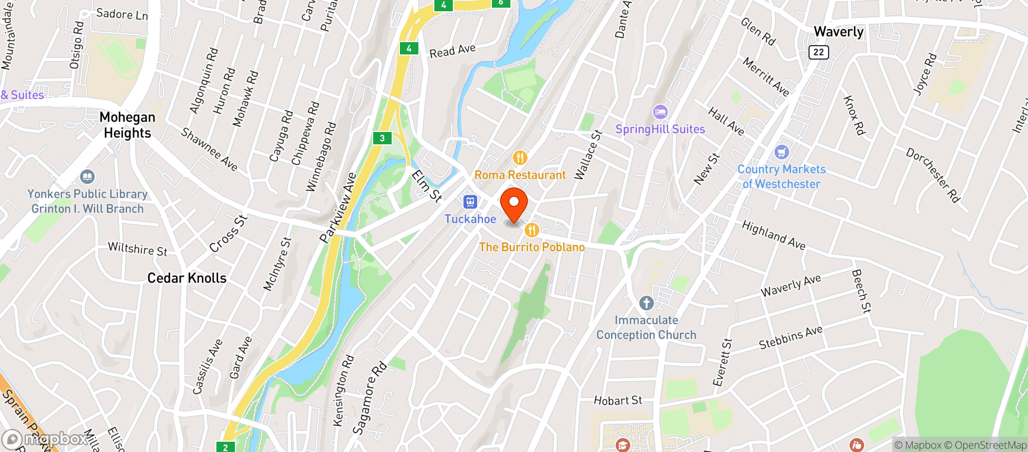 Map showing Odo