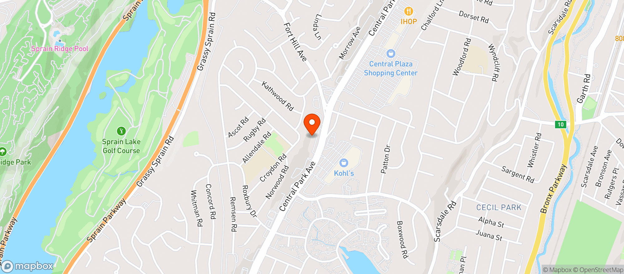 Map showing Vitamin Shoppe - Yonkers
