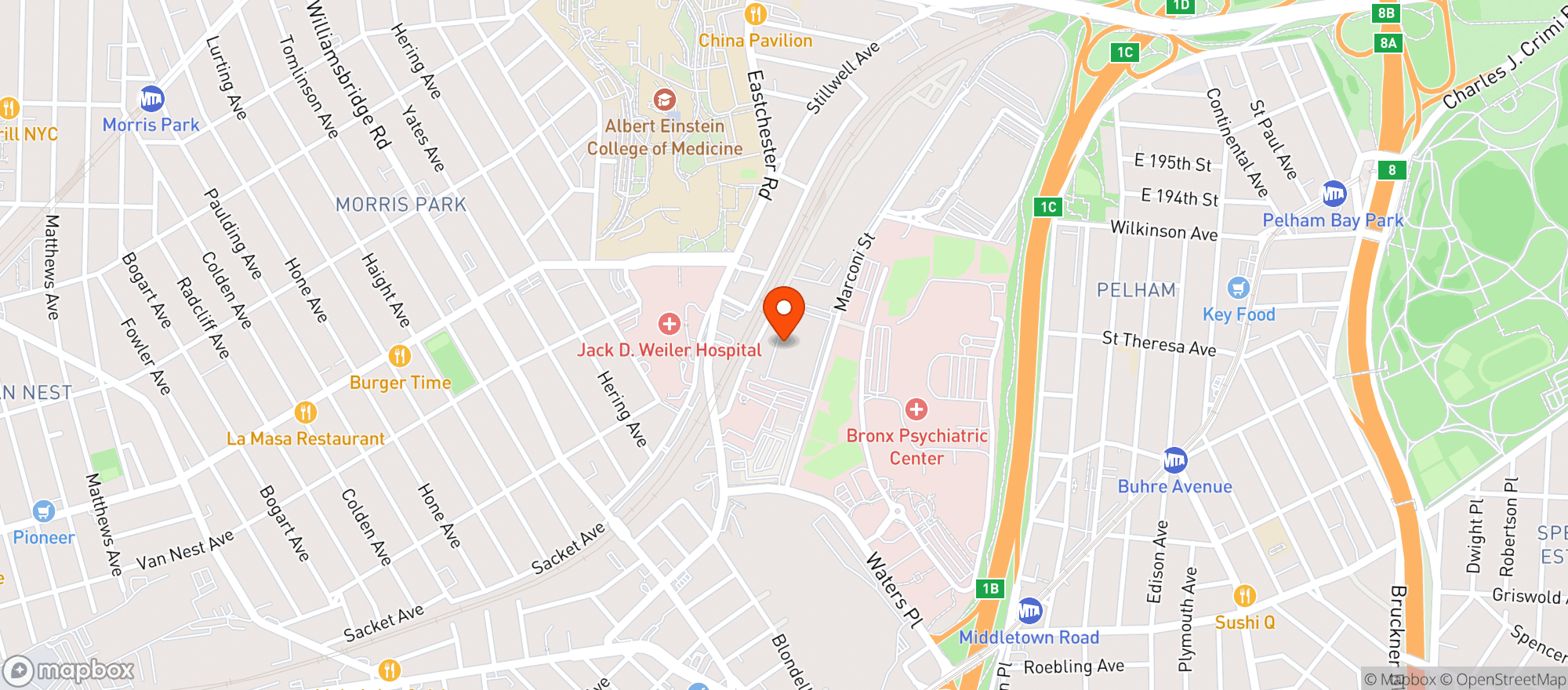 Map showing TKM Vitamin LLC