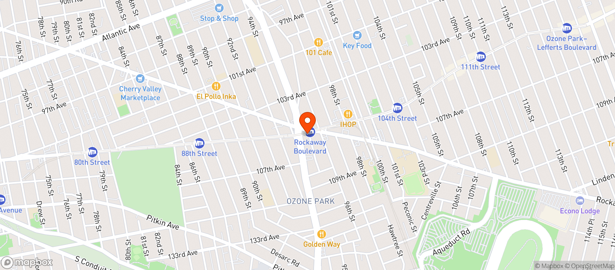 Map showing SUPERIOR JUICEBAR AND GRILL