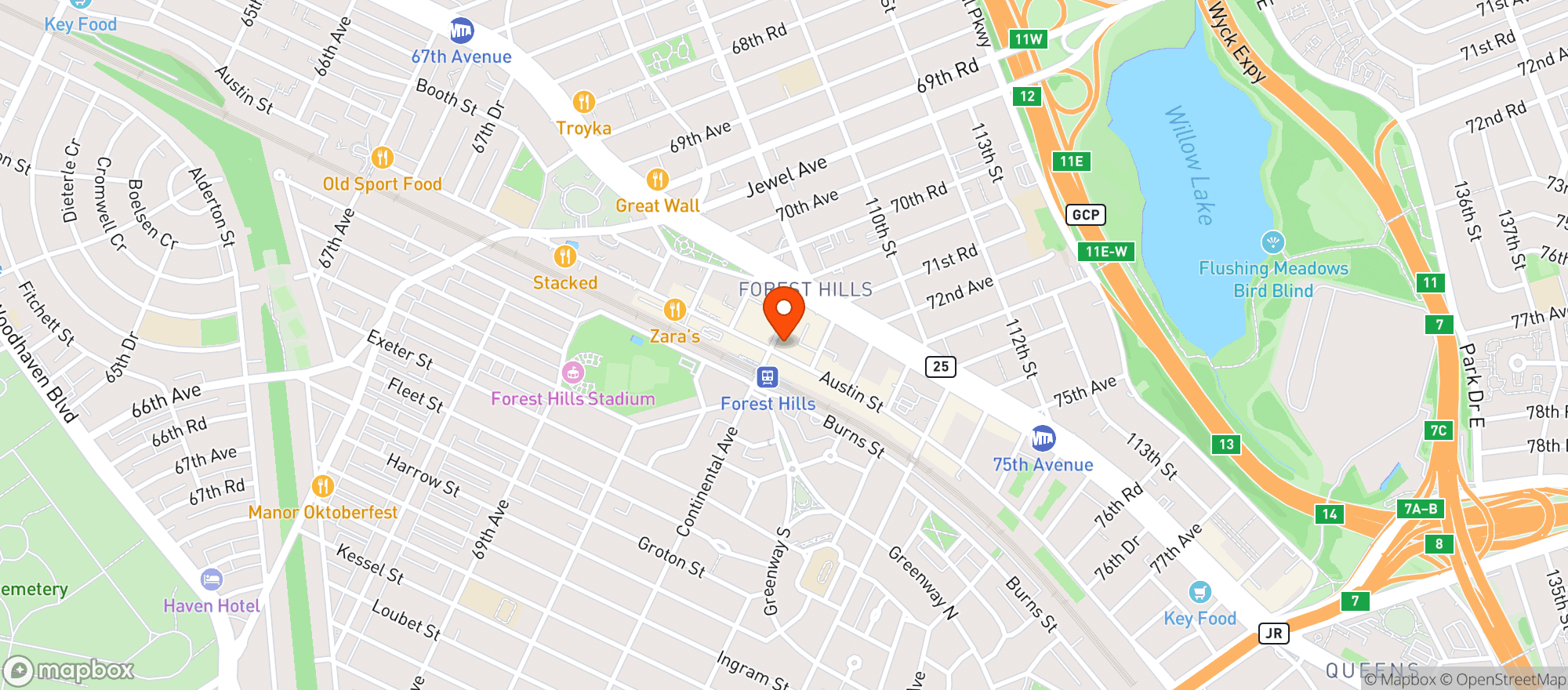 Map showing Mr Vino Wine & Spirits