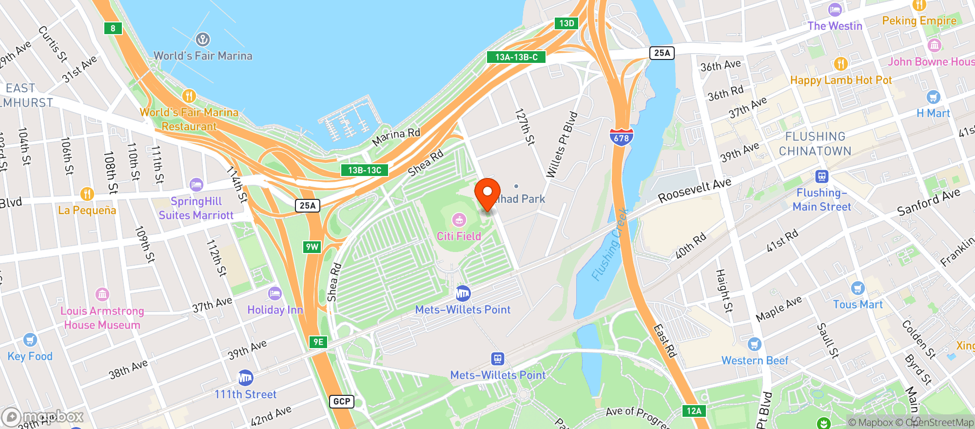 Map showing EBBS Brewing Co.