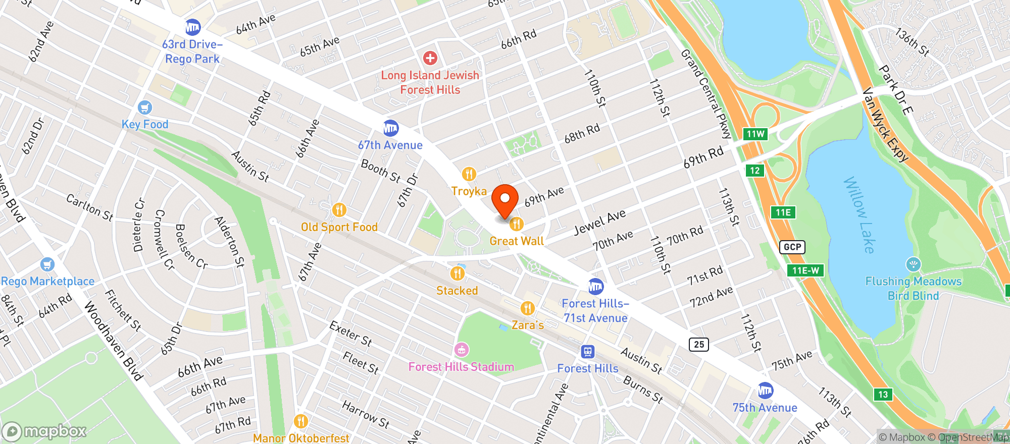 Map showing Fast Break Deli And Grocery
