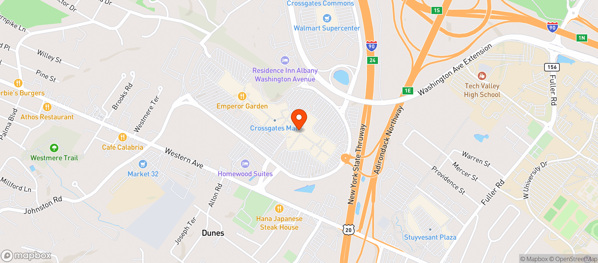 Map showing Maggie Mcflys