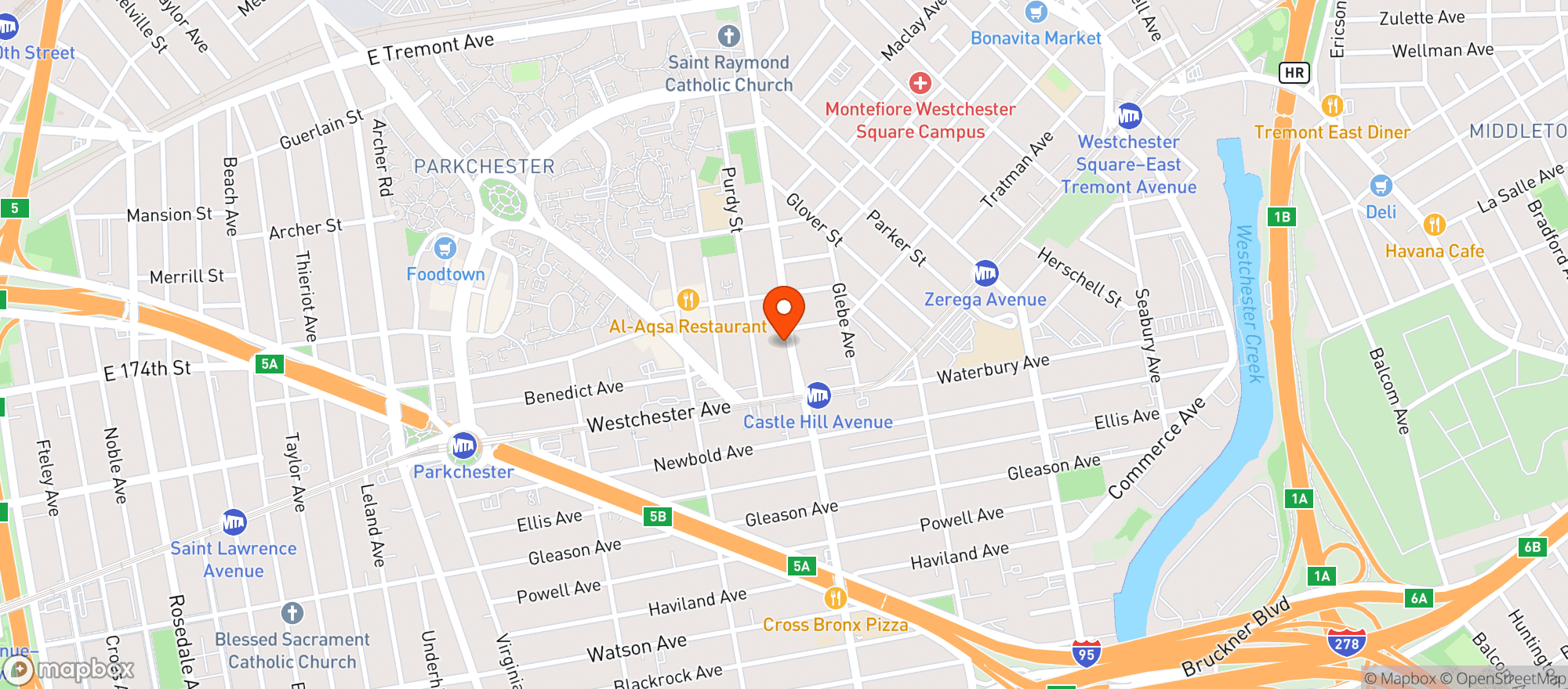 Map showing Super Fresh Supermarket