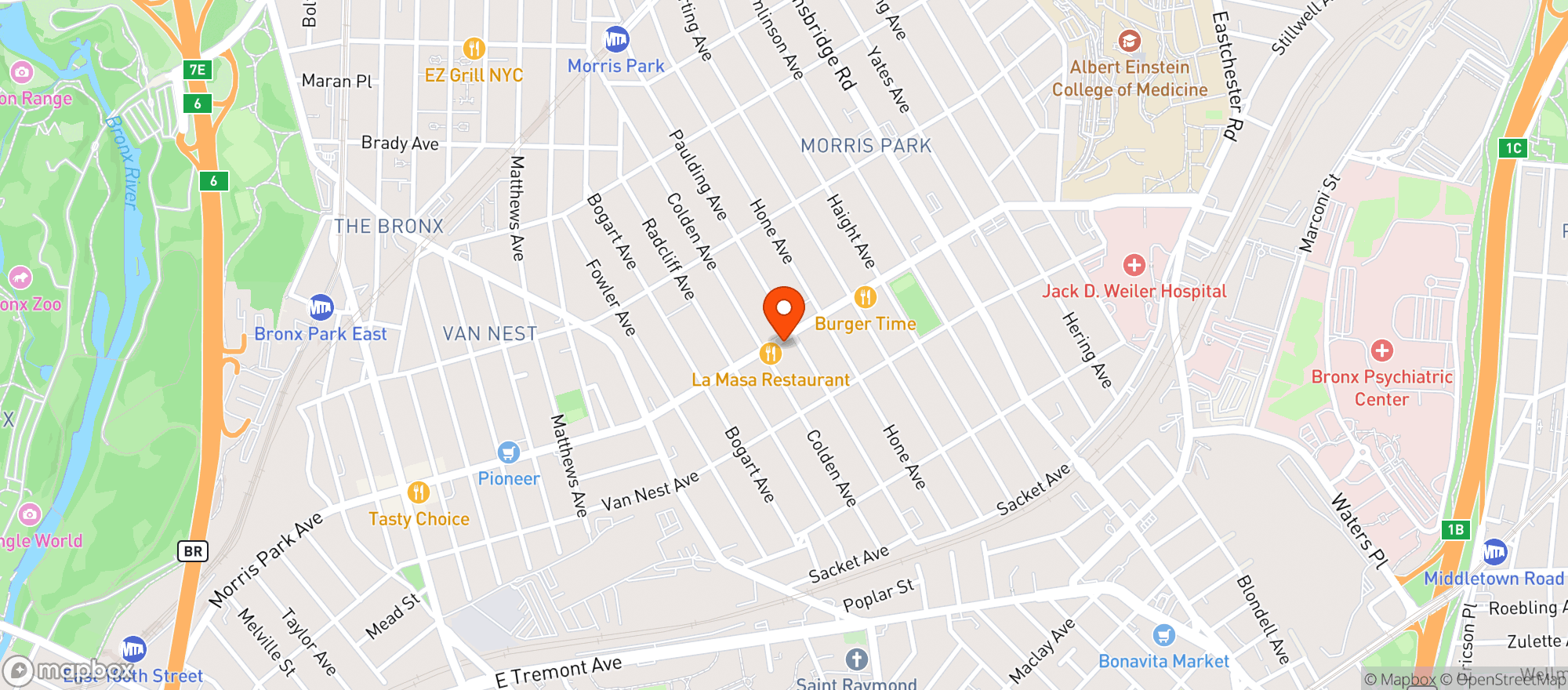 Map showing Big Deal Supermarket