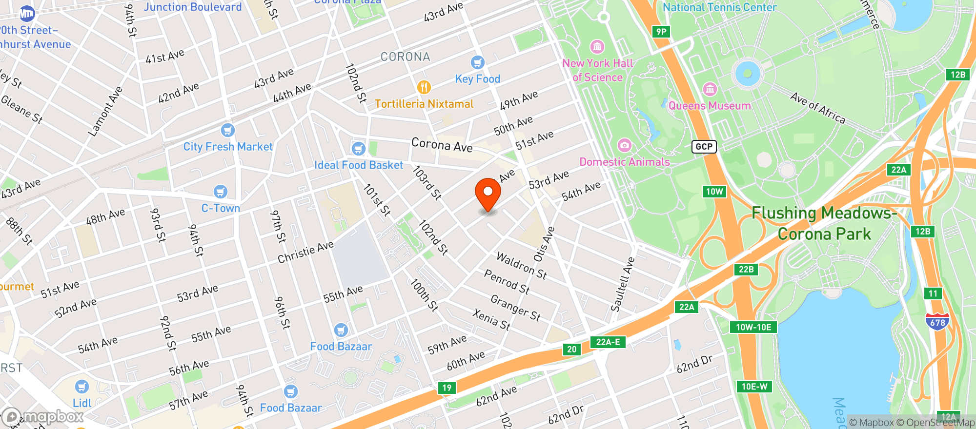 Map showing Fant Distributing