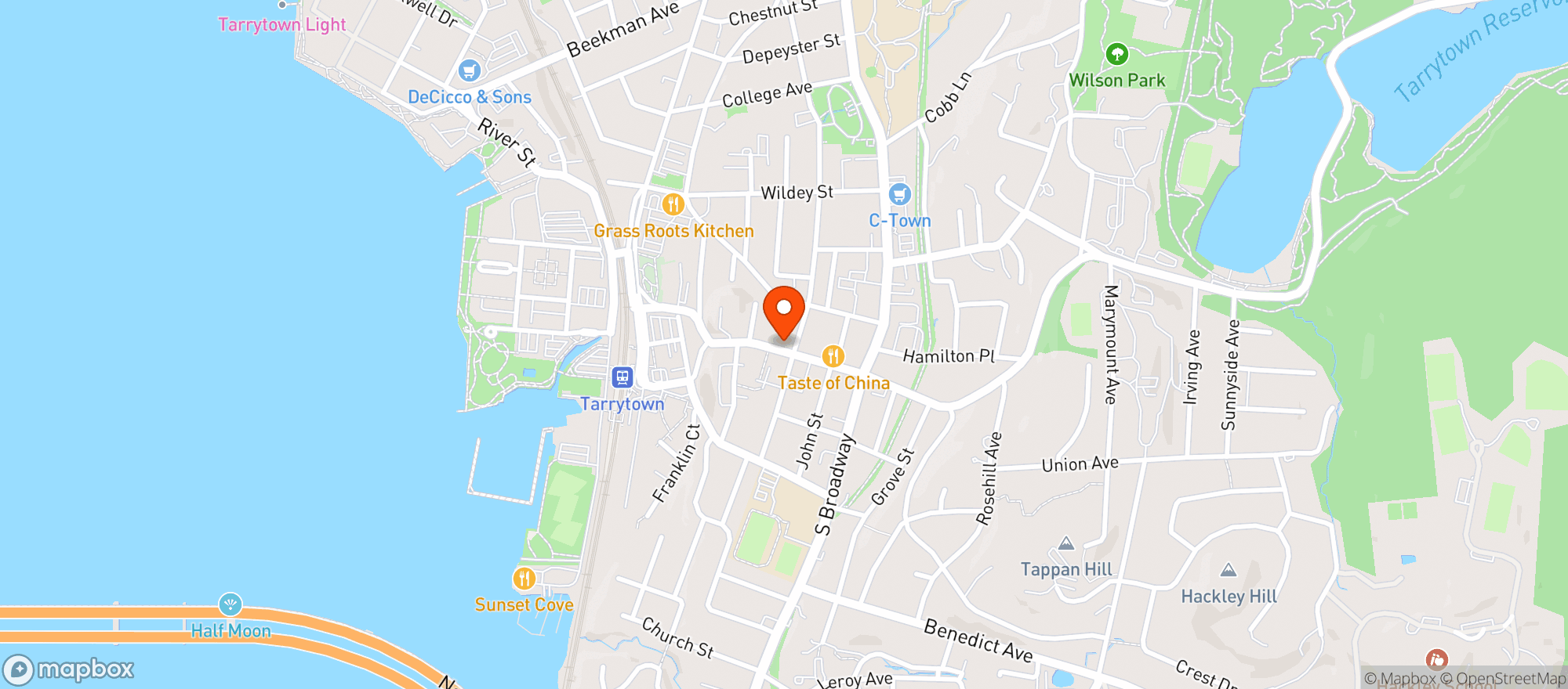 Map showing Little Bs