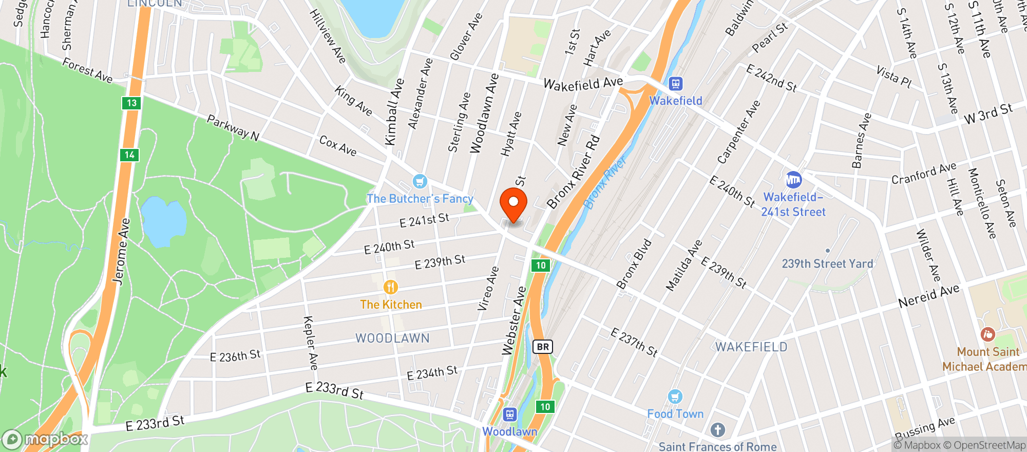 Map showing Mclean Beverage