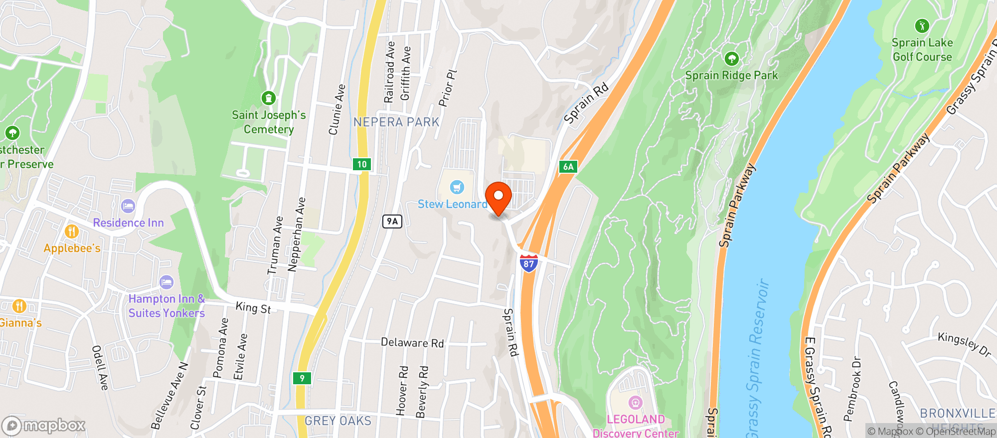 Map showing Stew Leonards Wines