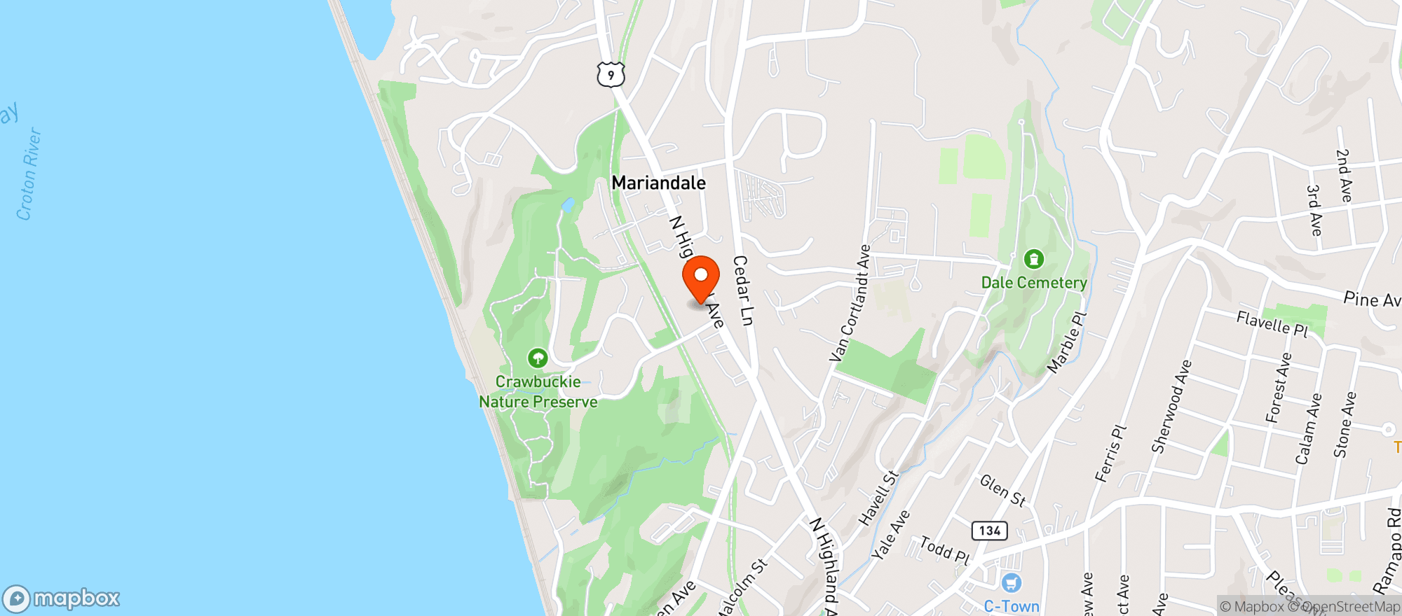 Map showing Bp Fresh & Go Market