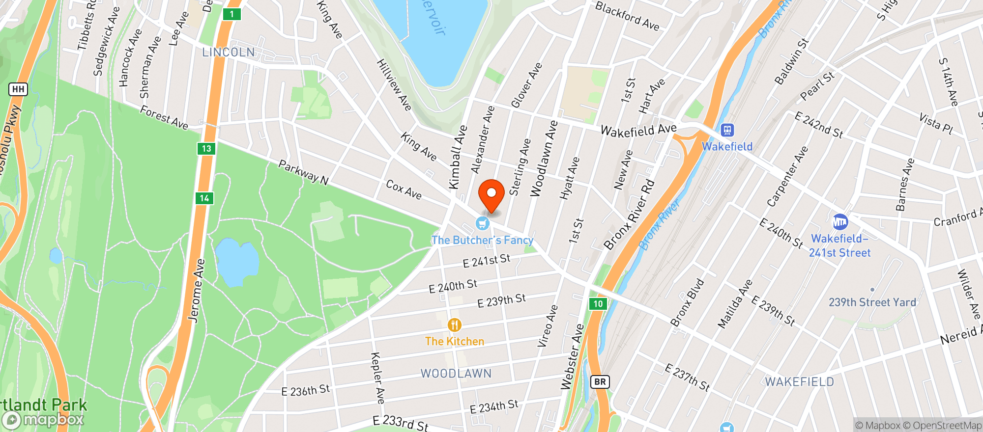 Map showing The Heritage