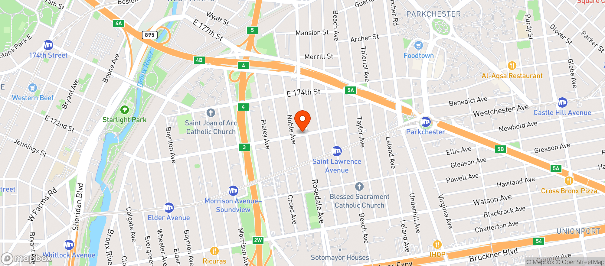 Map showing Pa Caleta Bar & Grill
