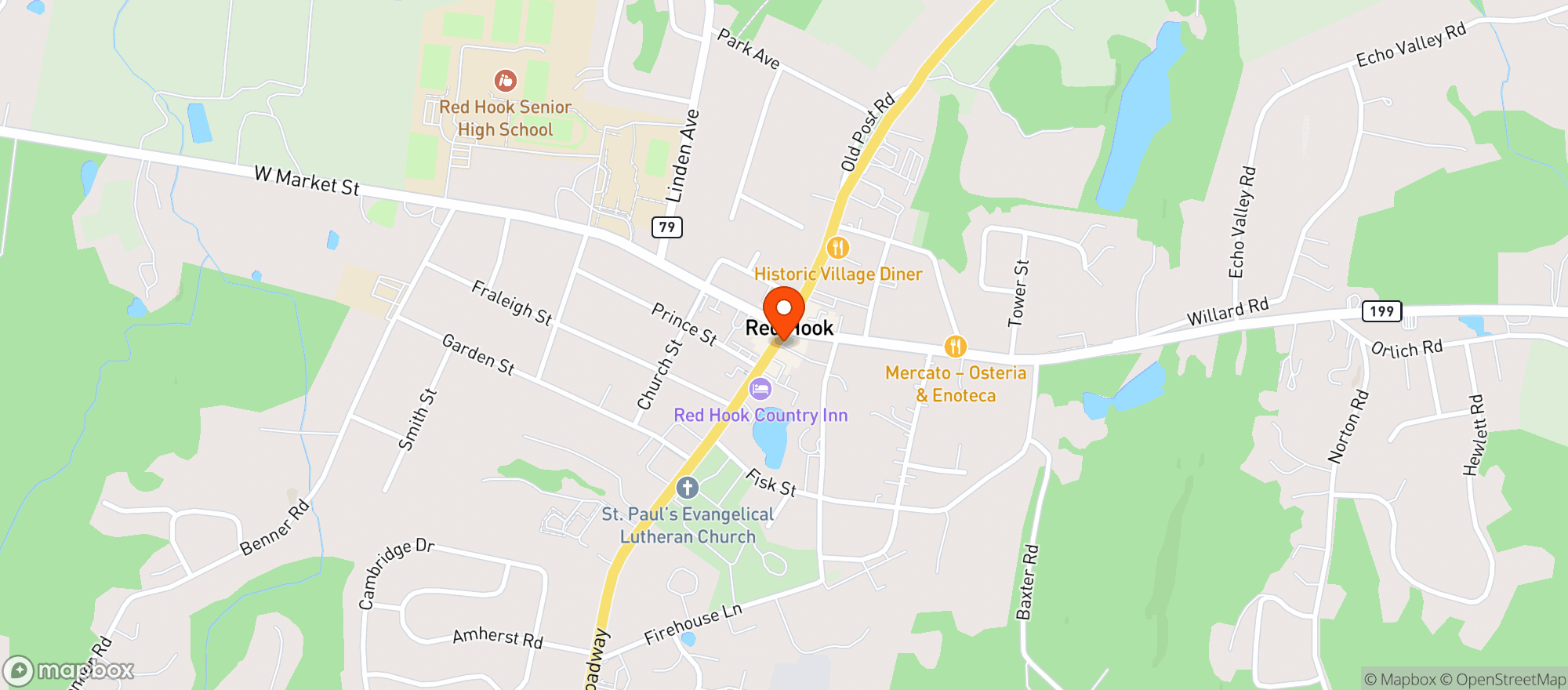 Map showing Flatiron