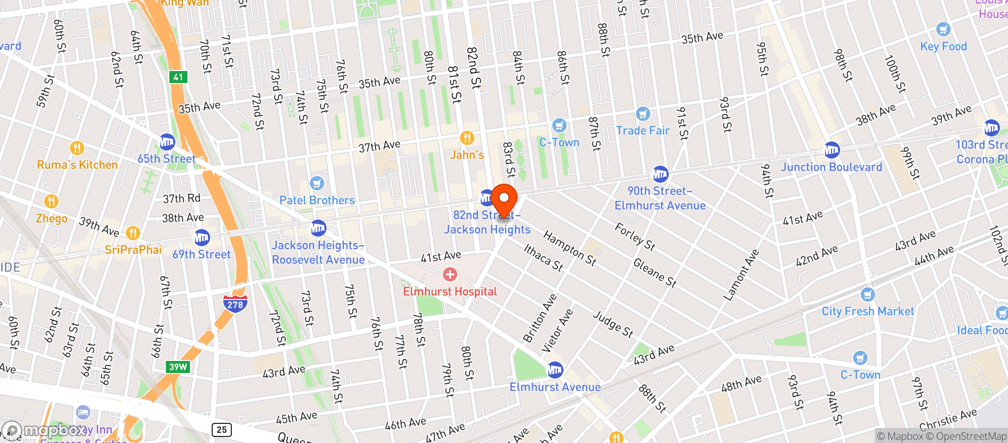 Map showing Target Store #3280
