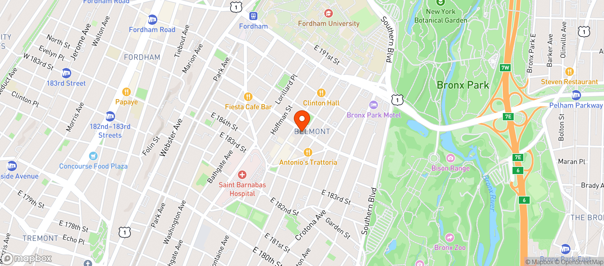 Map showing Rancho Estrella