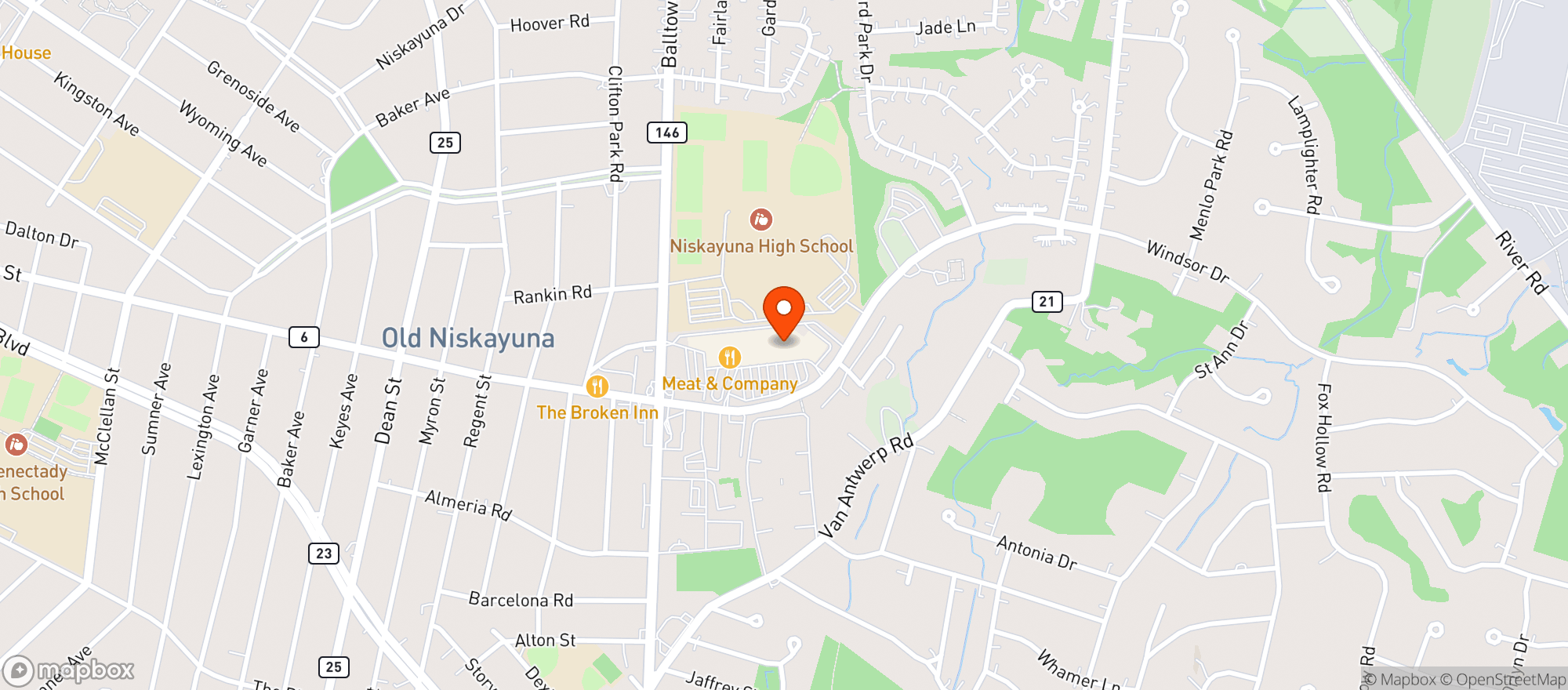 Map showing Giant Discount Wine and Liquor