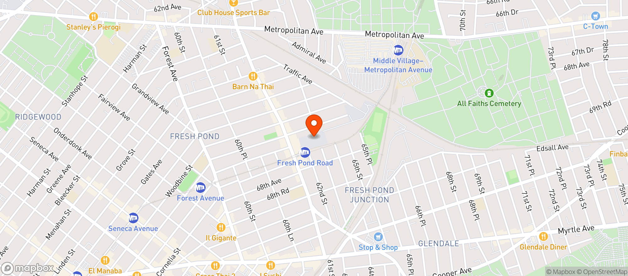 Map showing Mini Mart
