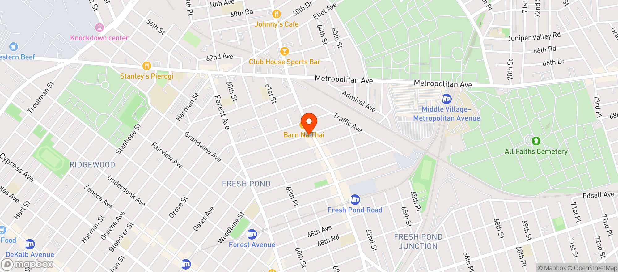 Map showing Garden Convenience