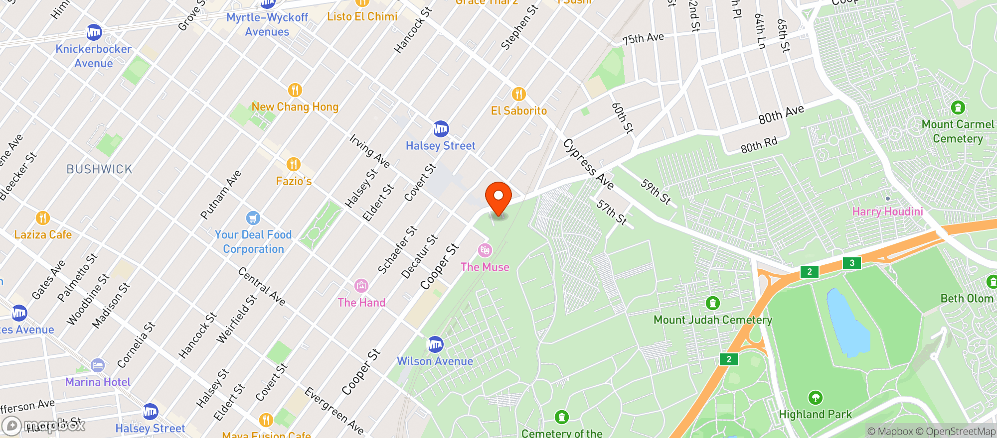 Map showing Nowadays