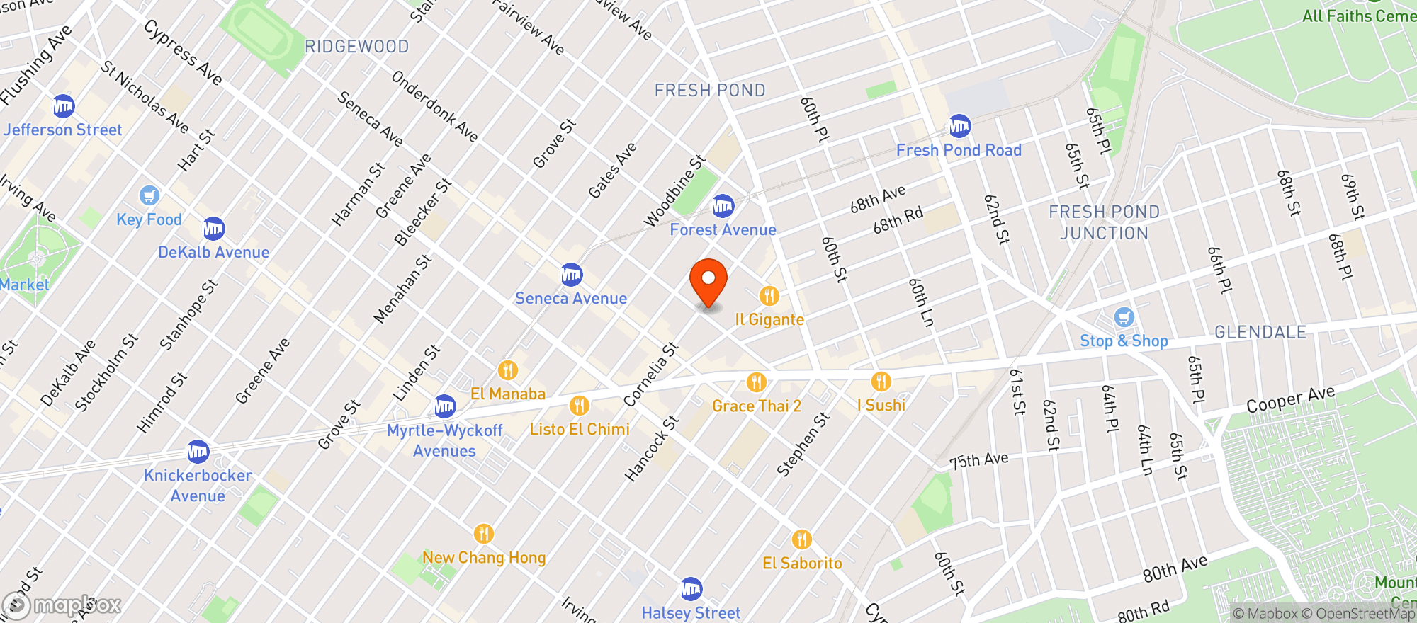 Map showing Rolo's