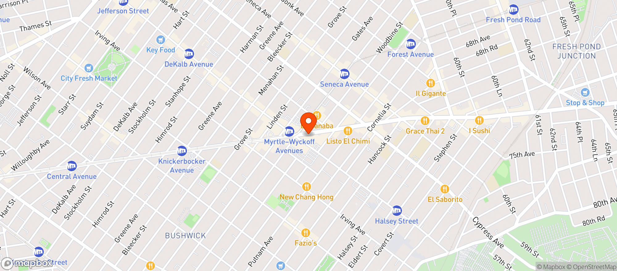 Map showing Gnc