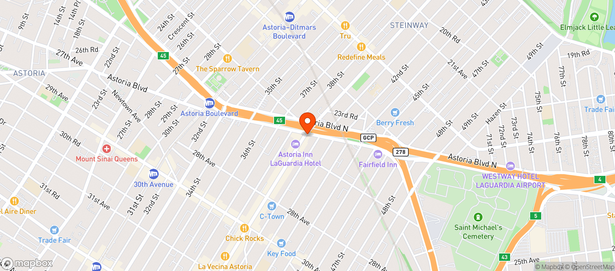 Map showing Zikryat Restaurant And Lounge
