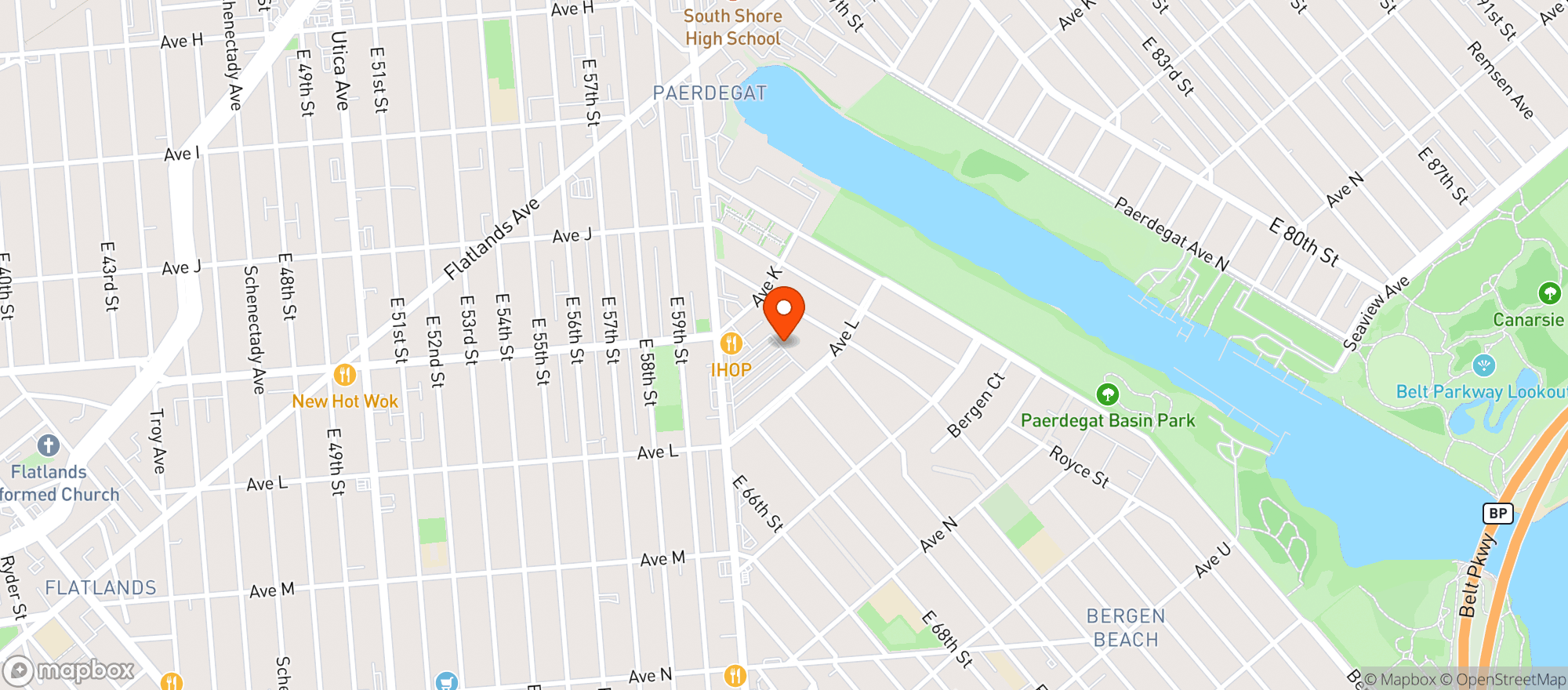 Map showing Gnc