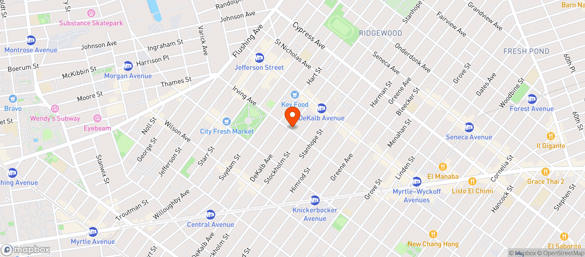Map showing Carmelo's