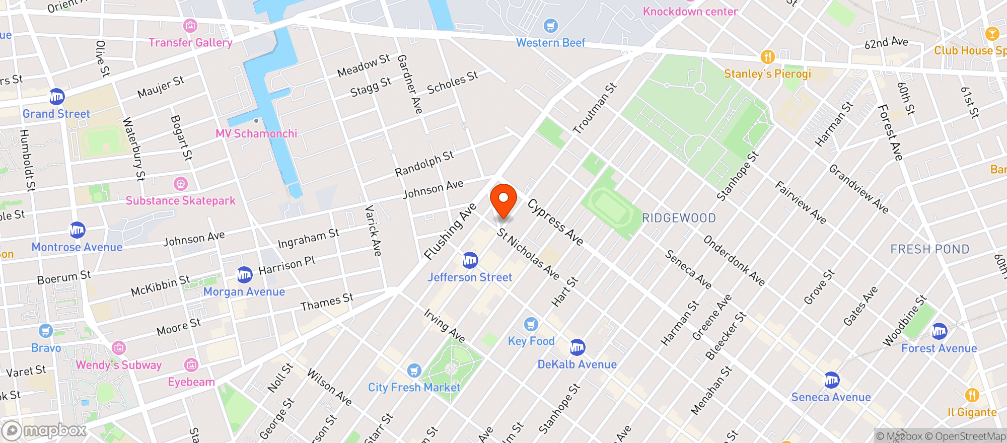 Map showing Echo Bravo