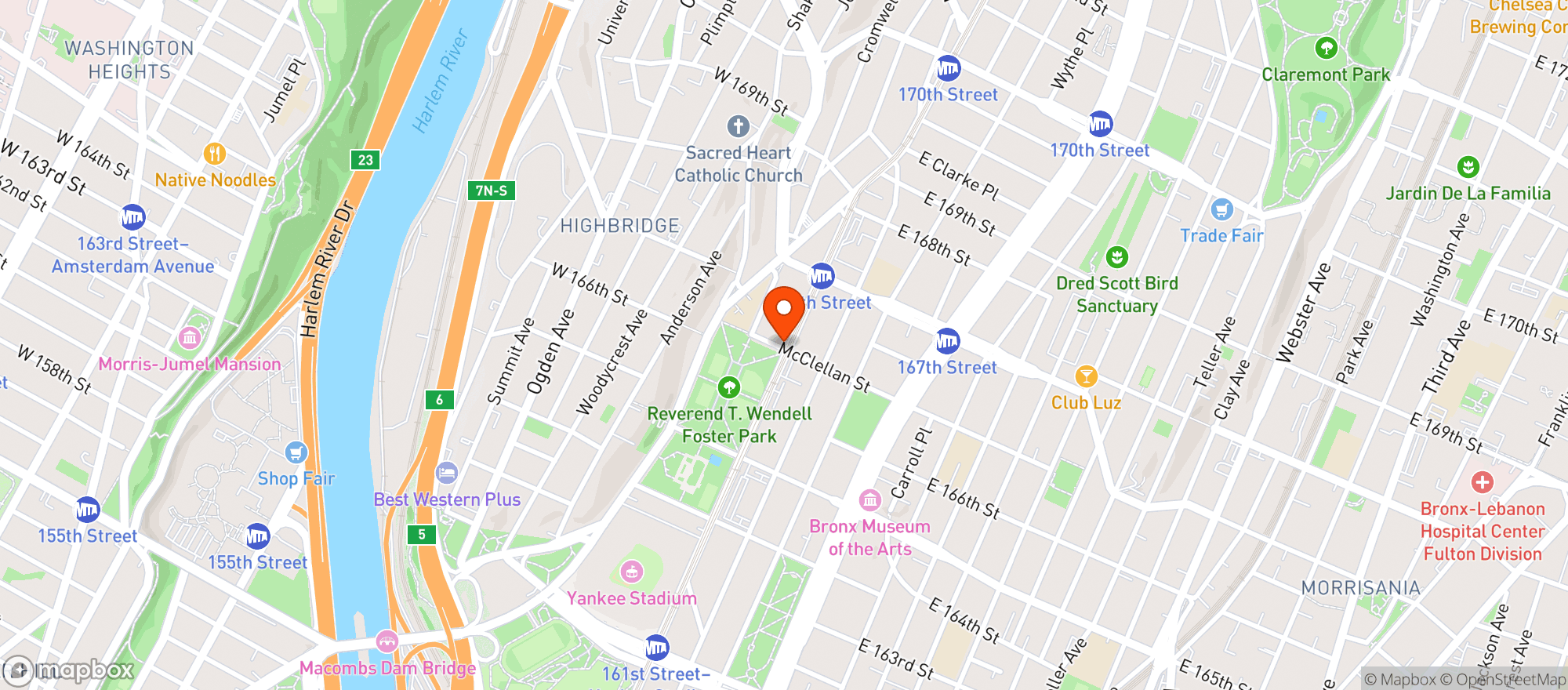 Map showing Nicky Deli Grocery