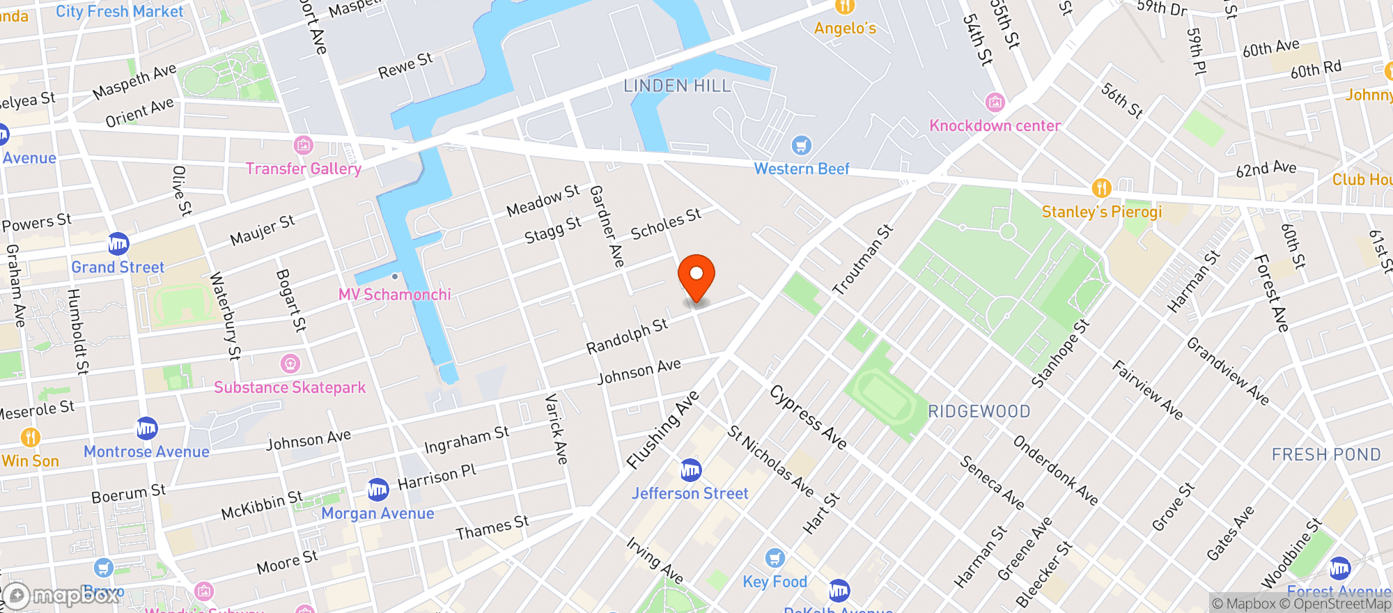 Map showing Silo