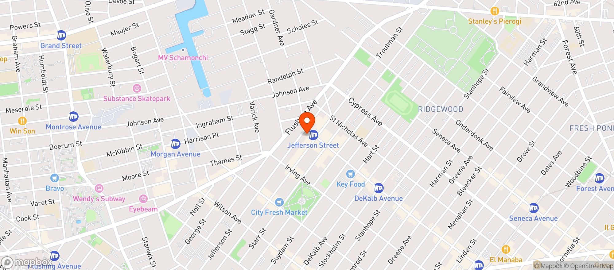 Map showing Cobra Club