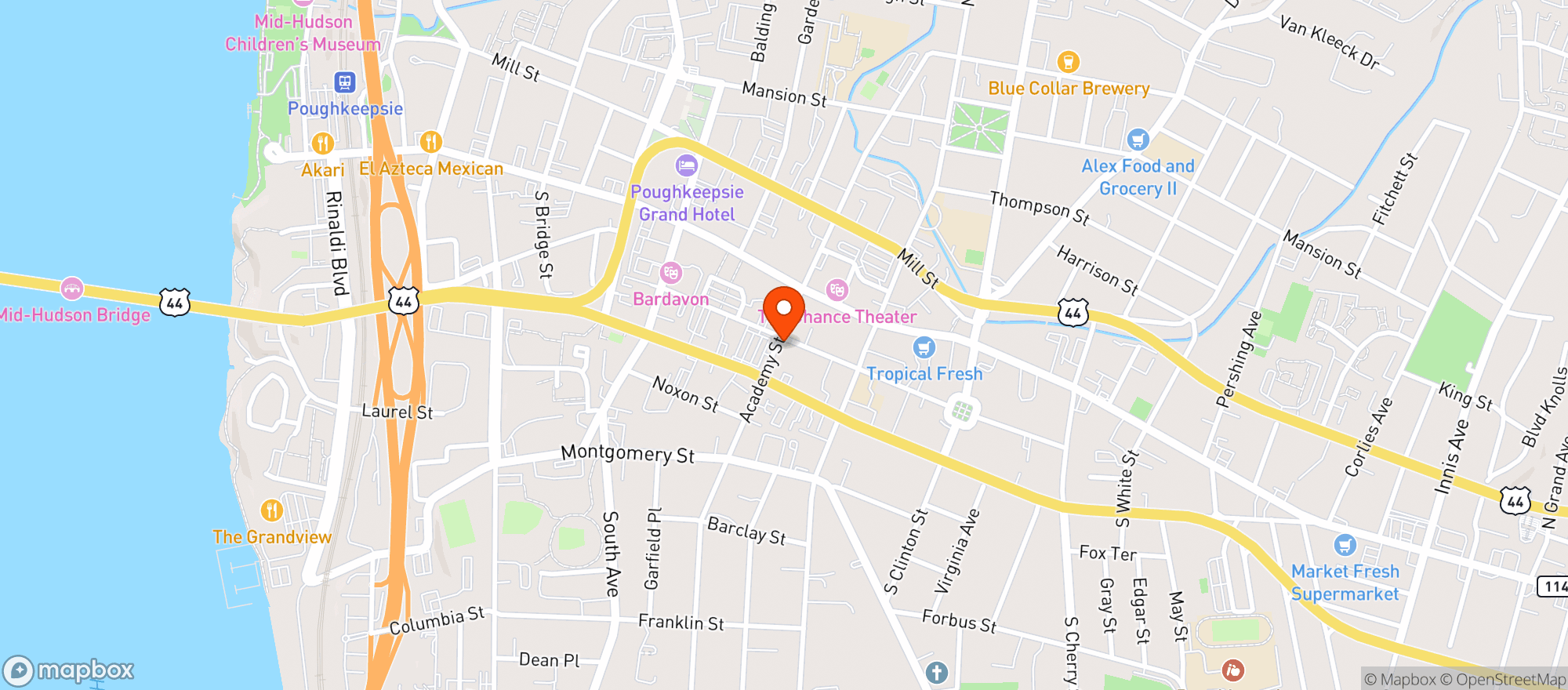 Map showing Goodnight Kenny