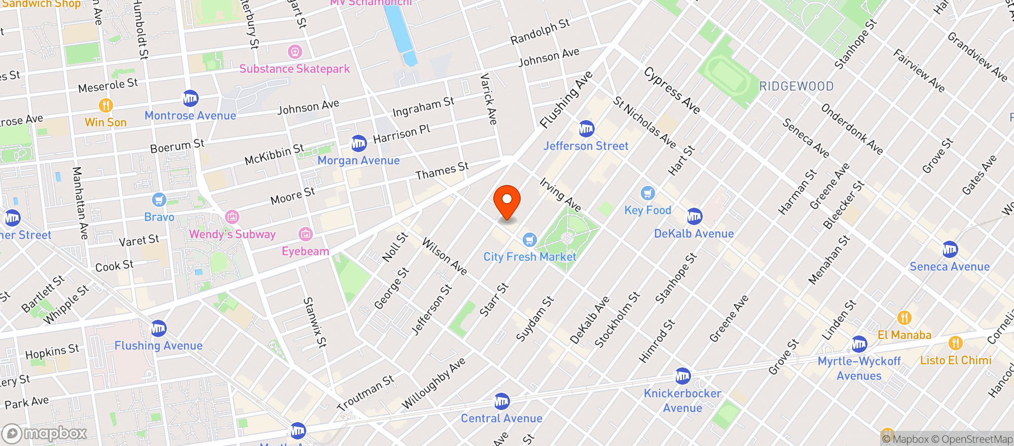 Map showing Yough