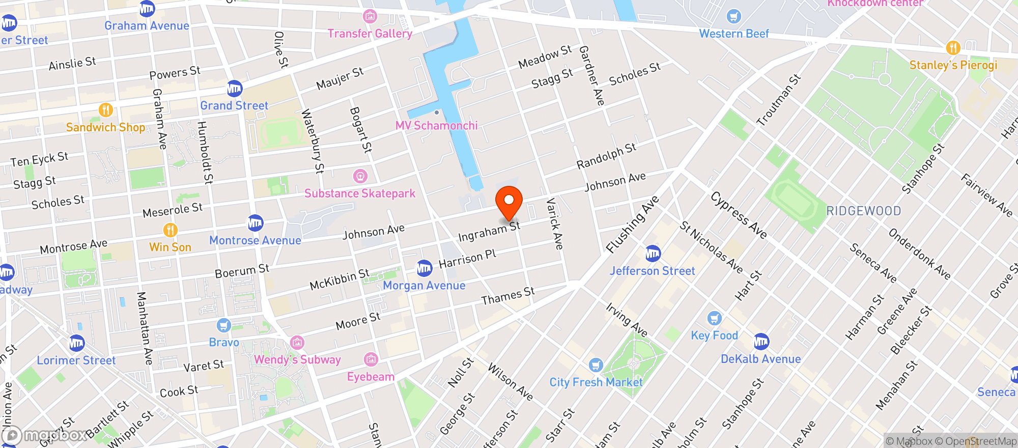 Map showing Moondog Hifi