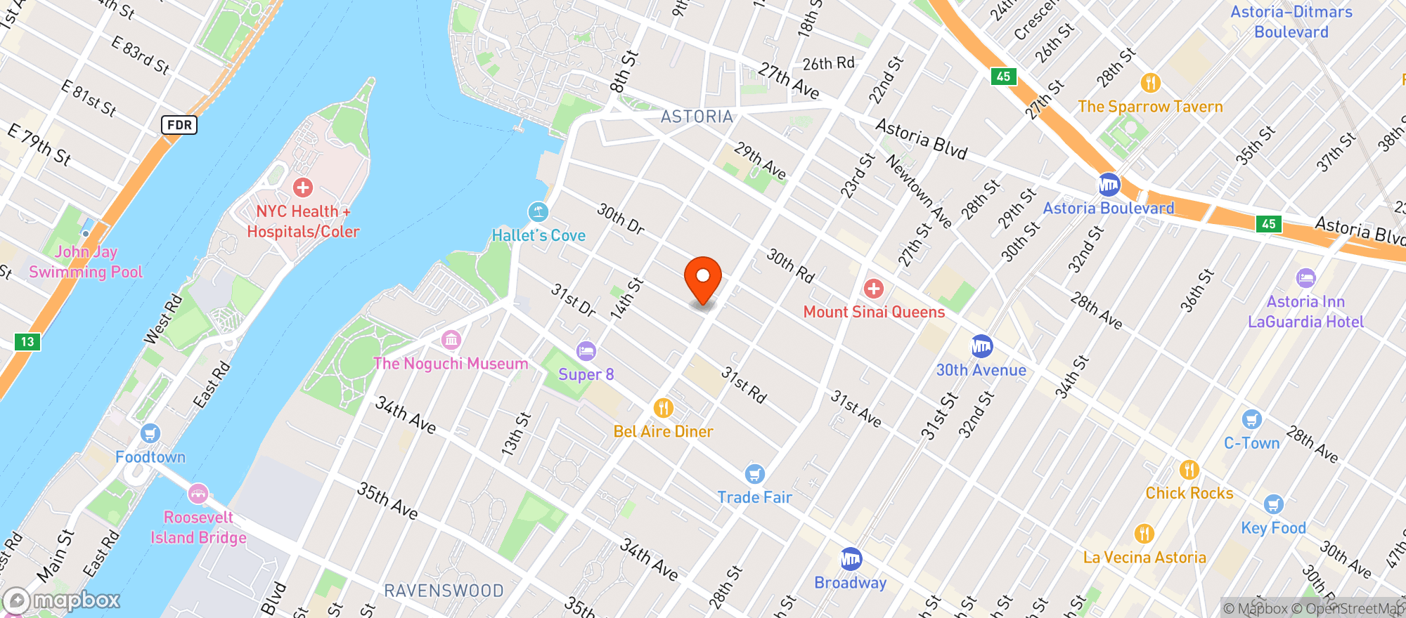 Map showing Hortons Market