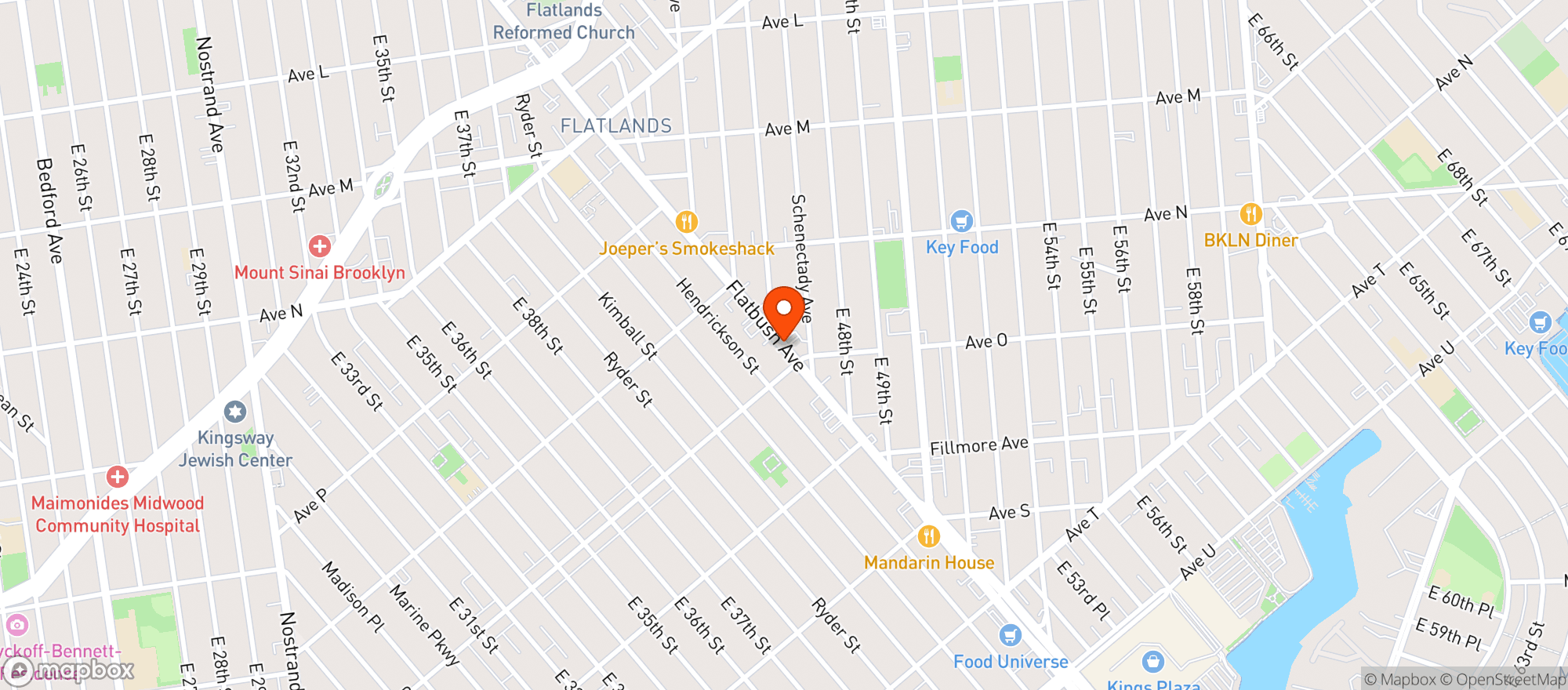 Map showing Hemped NYC