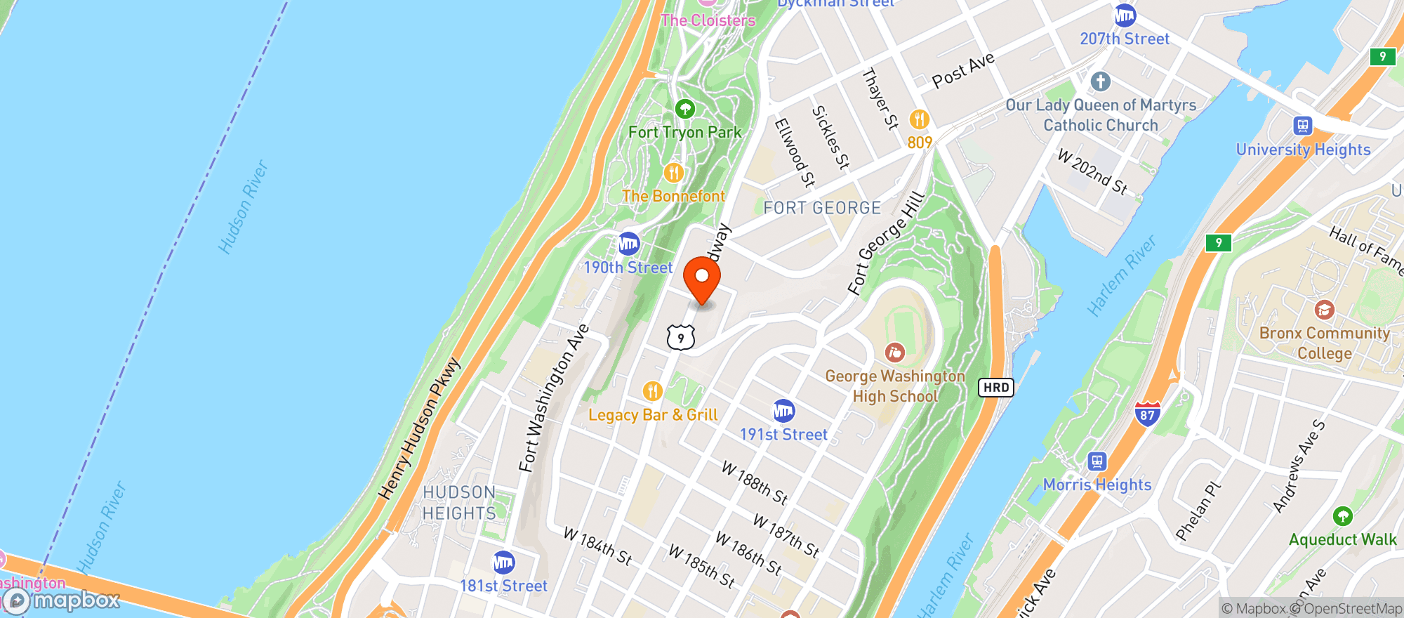 Map showing Shop Fair #940