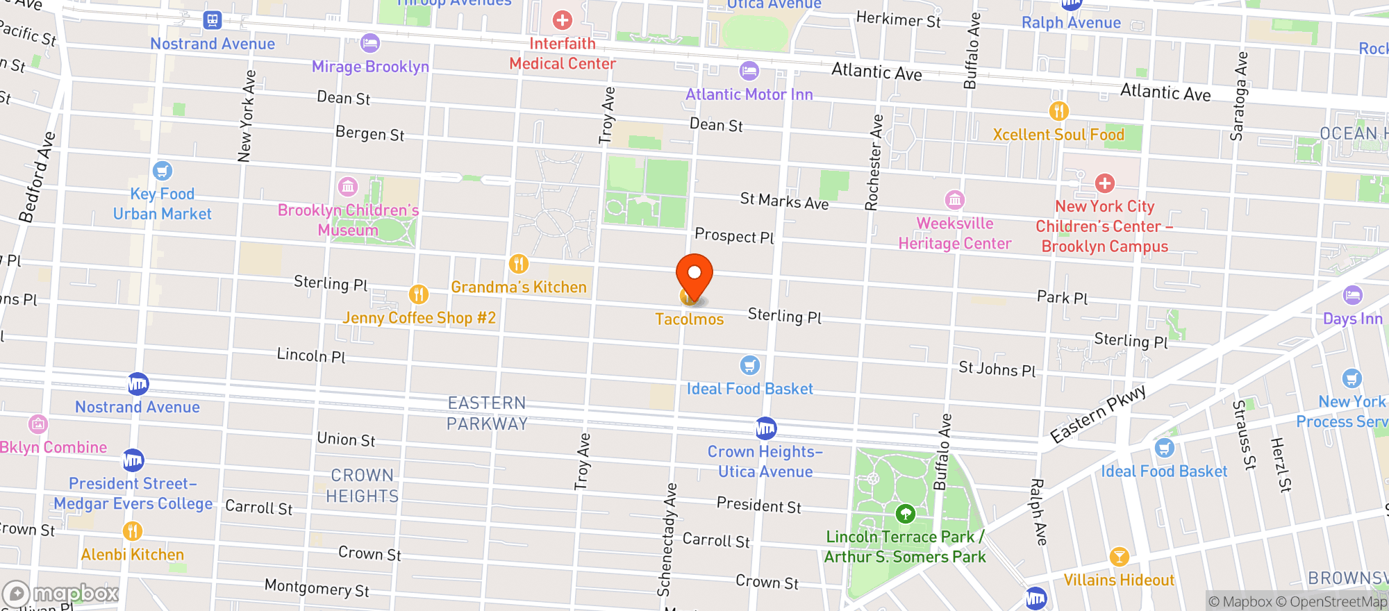 Map showing Cairo Grocery