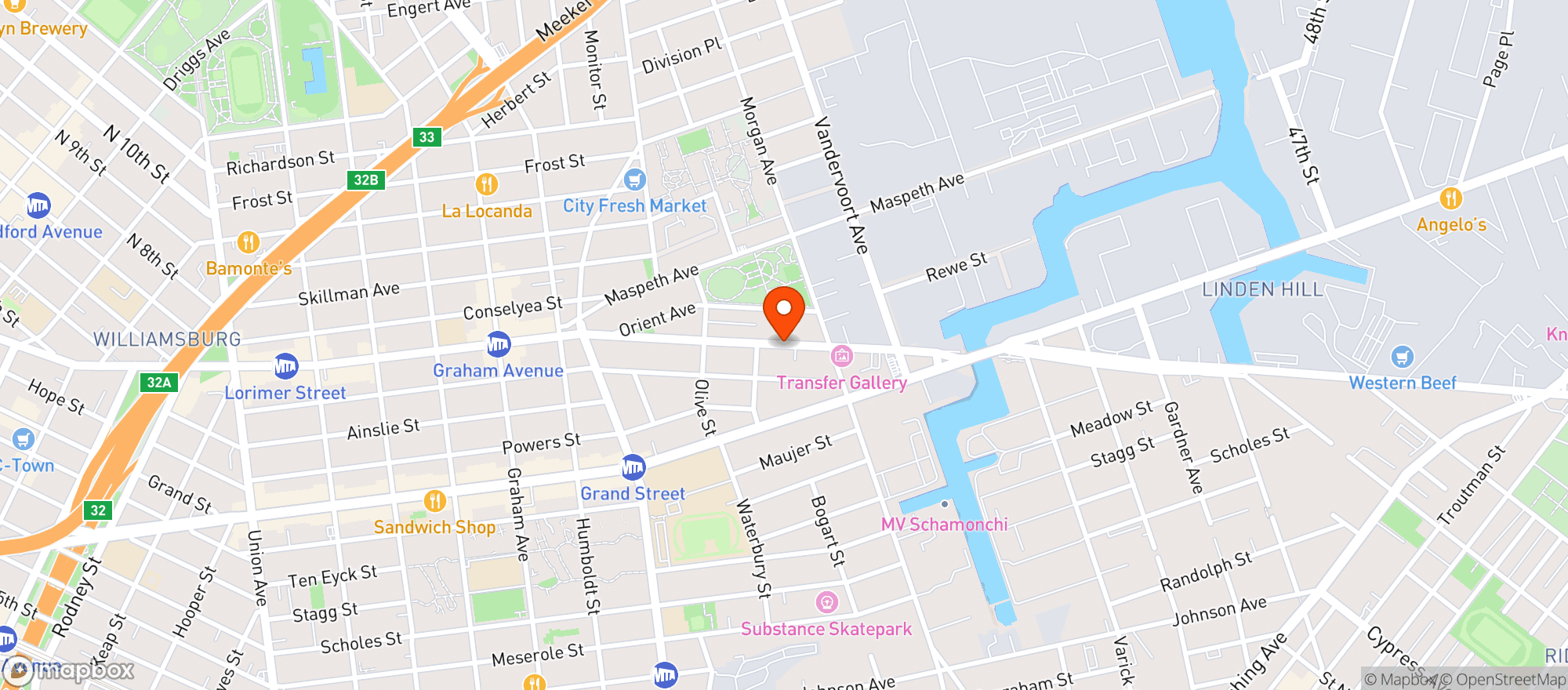 Map showing Grimm Artisanal Ales