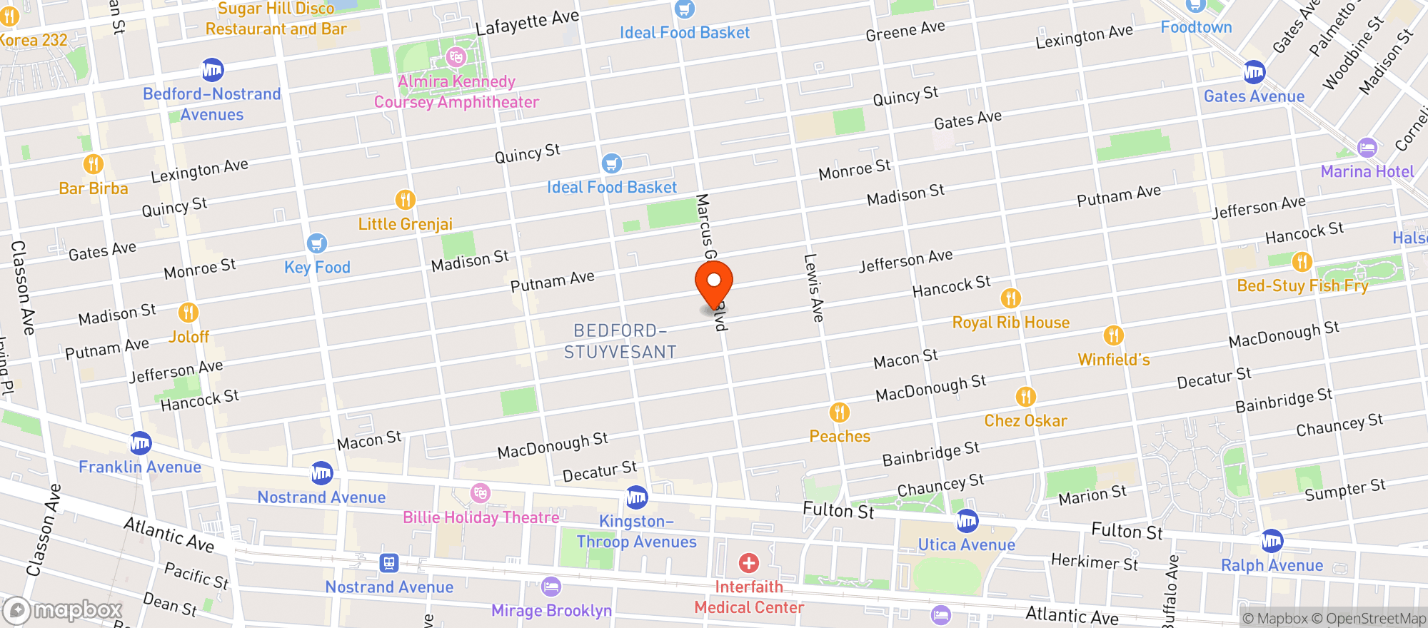 Map showing Barbs