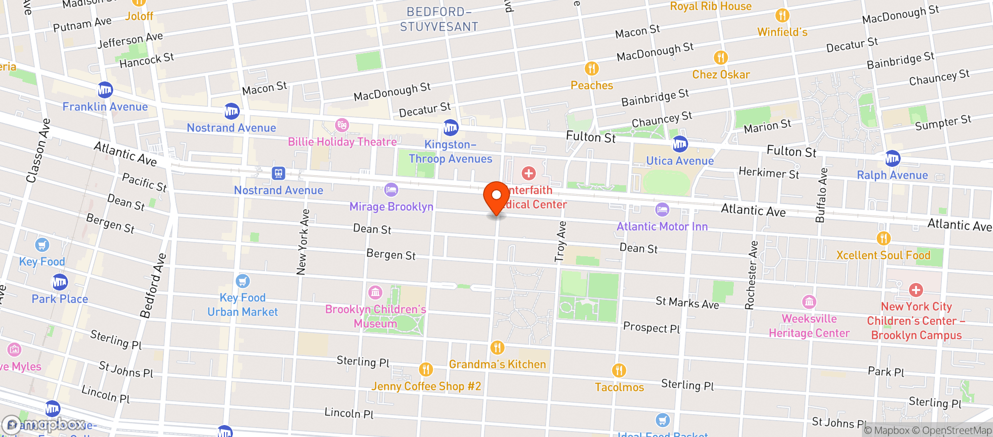 Map showing Jacob Gourmet Food 2 Corp