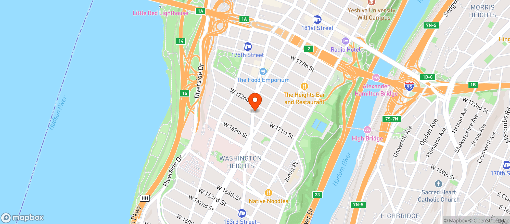 Map showing Aquamarina