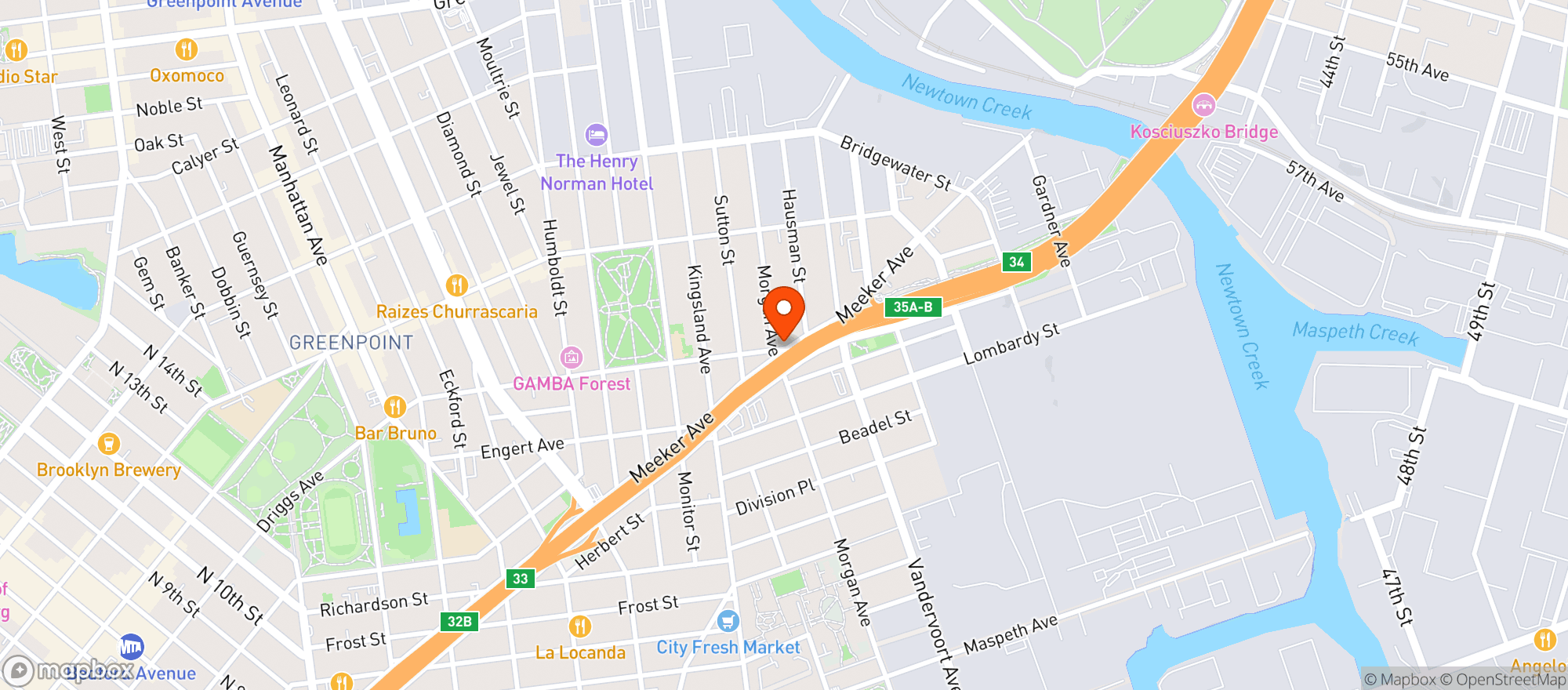 Map showing MINI MART